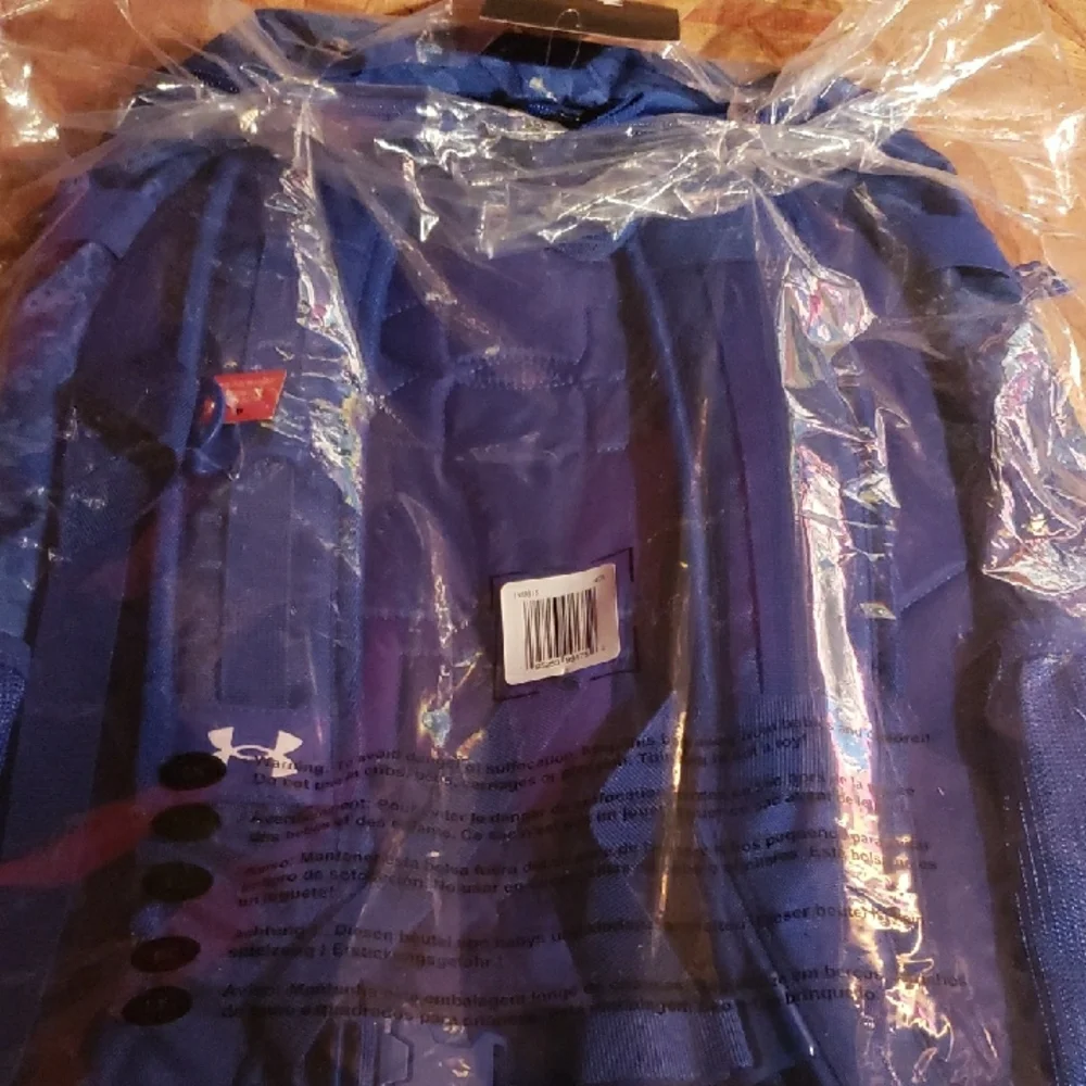 Under Armour Camo Blue Backpack - Picture 3 of 3